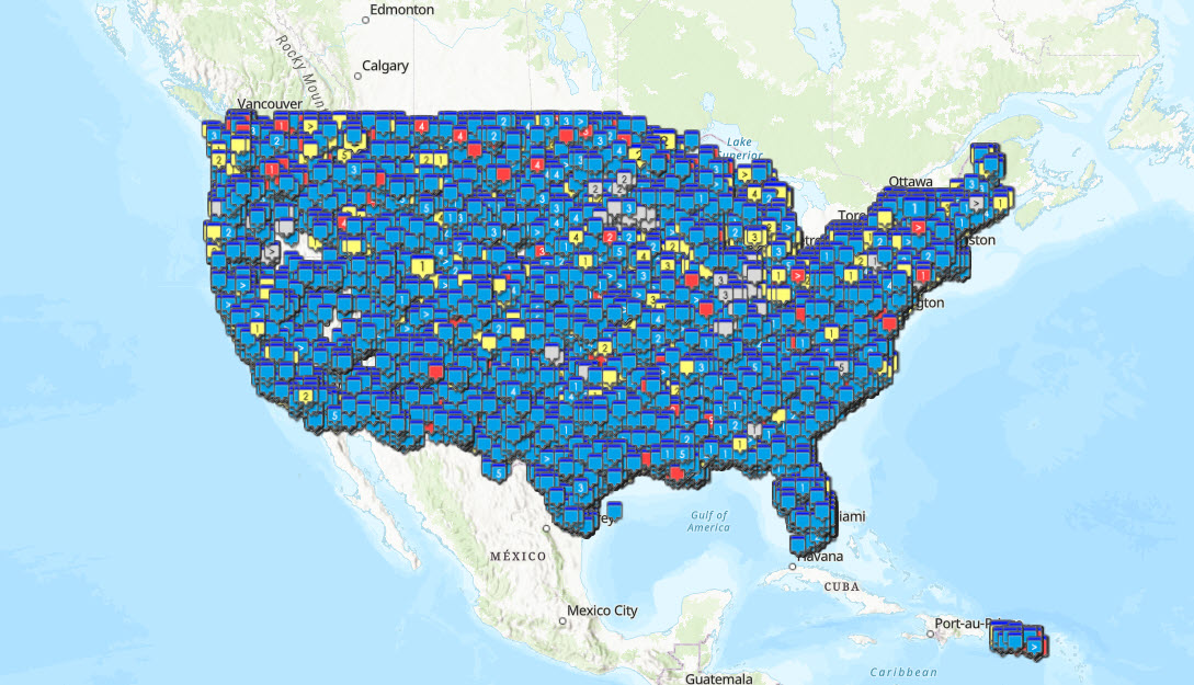 Facility Violations Map